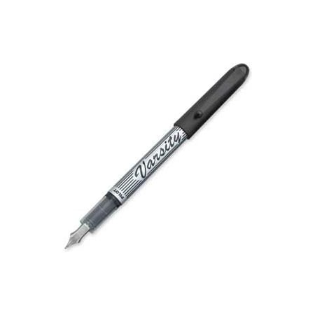 Pilot Pilot Varsity Disposable Fountain Pen, Medium Point, Black Ink, 1 Each 90010
